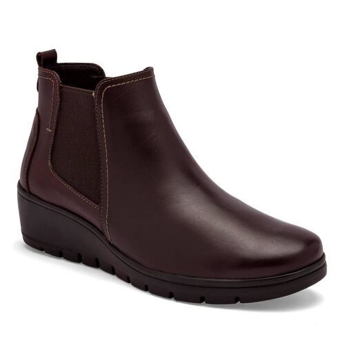 BOTIN CON ELASTICO Y PLATAFORMA Flexi 104814 Color Vino PARA Mujer Tx7