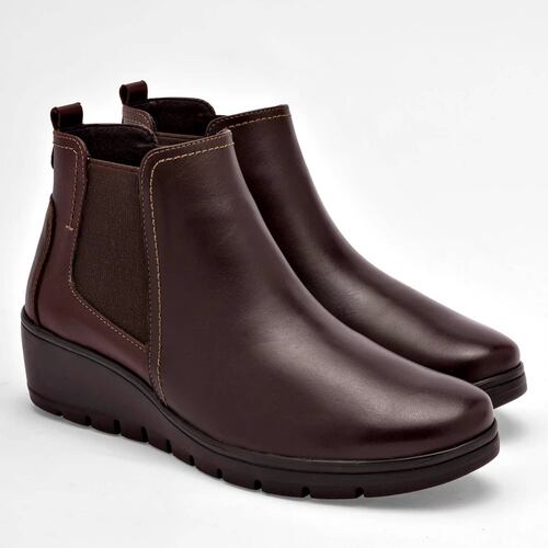 BOTIN CON ELASTICO Y PLATAFORMA Flexi 104814 Color Vino PARA Mujer Tx7