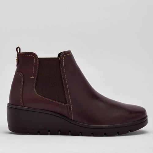 BOTIN CON ELASTICO Y PLATAFORMA Flexi 104814 Color Vino PARA Mujer Tx7