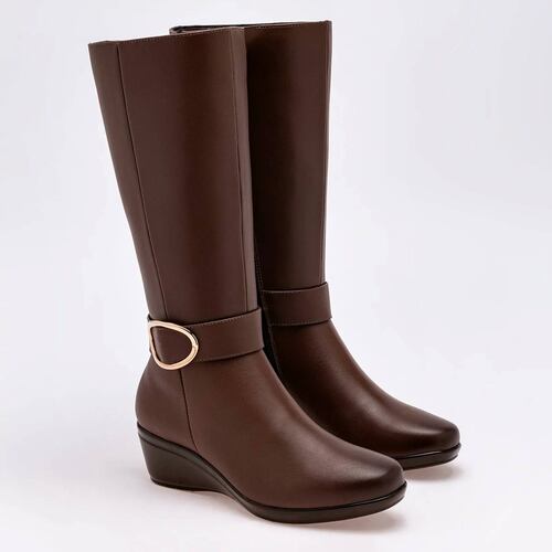 BOTA LARGA CON PLATAFORMA Flexi 45231 Color Cafe PARA Mujer Tx7