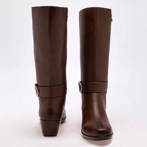 BOTA LARGA CON PLATAFORMA Flexi 45231 Color Cafe PARA Mujer Tx7