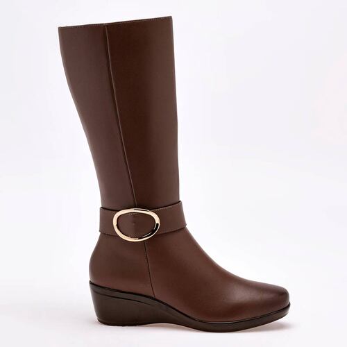 BOTA LARGA CON PLATAFORMA Flexi 45231 Color Cafe PARA Mujer Tx7