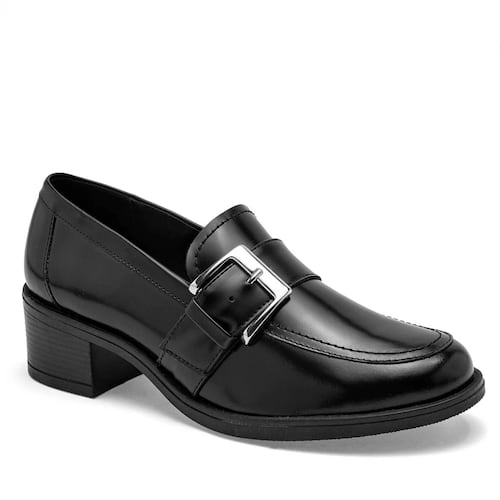 TACON CERRADO CON HEBILLA Flexi 119507 Color Negro PARA Mujer Tx7