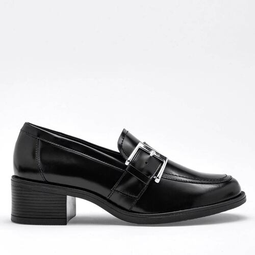 TACON CERRADO CON HEBILLA Flexi 119507 Color Negro PARA Mujer Tx7