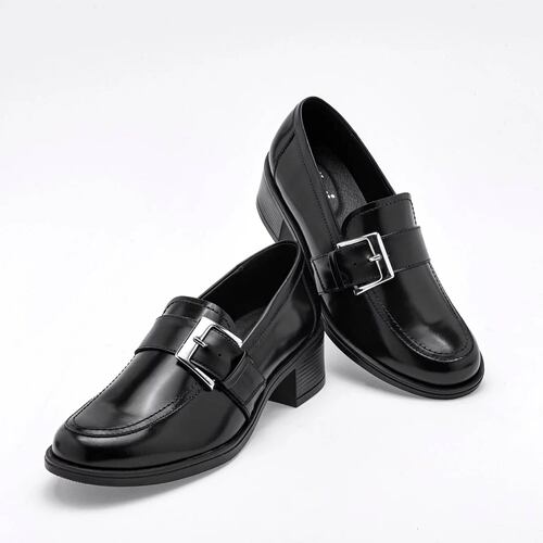 TACON CERRADO CON HEBILLA Flexi 119507 Color Negro PARA Mujer Tx7