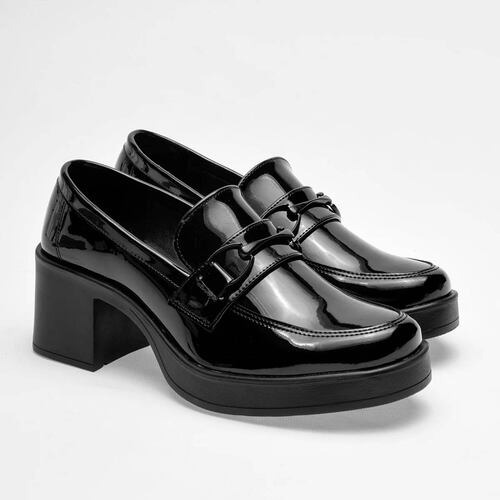 TACON CERRADO CHAROL Green love 93133 Color Negro PARA Mujer Tx7