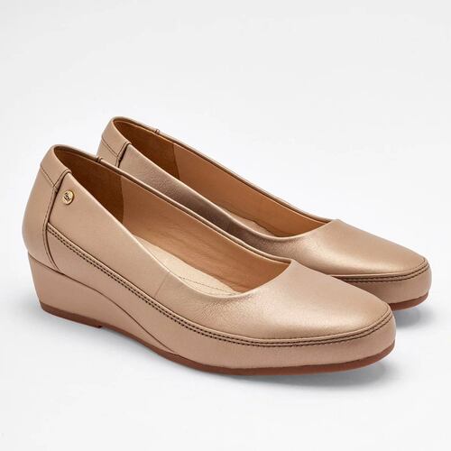 PLATAFORMA CERRADA Flexi 127001 Color Beige PARA Mujer Tx7