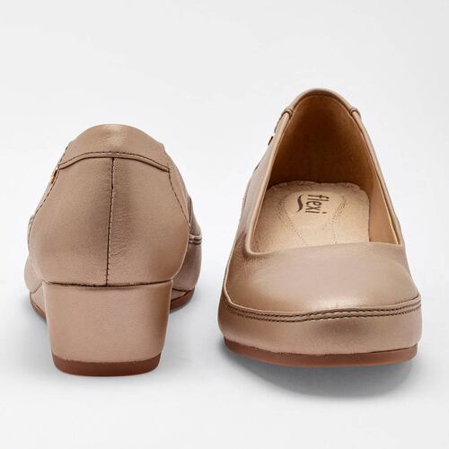 PLATAFORMA CERRADA Flexi 127001 Color Beige PARA Mujer Tx7
