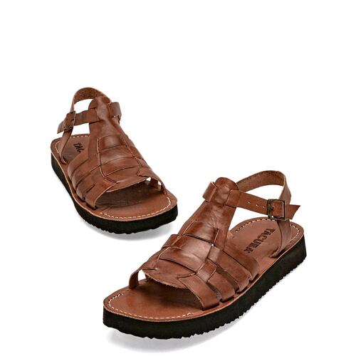 SANDALIA Tacuba shoes 002 Color CAMEL PARA Mujer Tx7