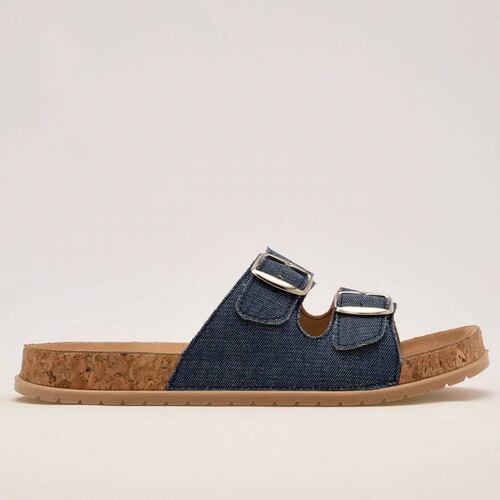 SANDALIA Via moda MEZCLILLA Color Azul PARA Mujer Tx7