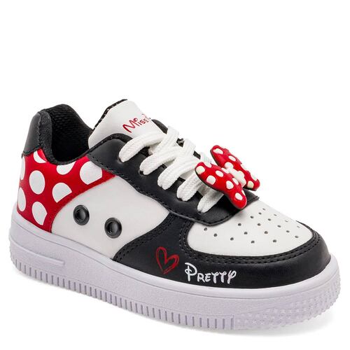TENIS MINNIE MOUSE Miss pink AUSTRIA Color Blanco PARA Niña Tx7
