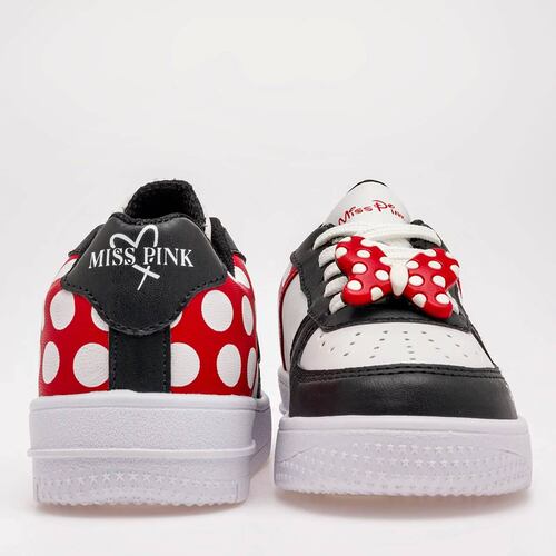 TENIS MINNIE MOUSE Miss pink AUSTRIA Color Blanco PARA Niña Tx7