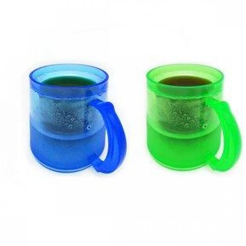 Set de 2 tazas doble fondo que se congelan 