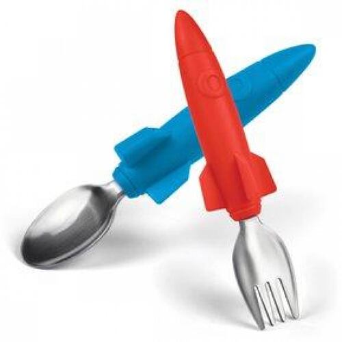 Fred & Friends, Juego de cubiertos "3-2-1 Lunch!" 