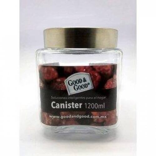 Frasco de vidrio con tapa 1.2 L 