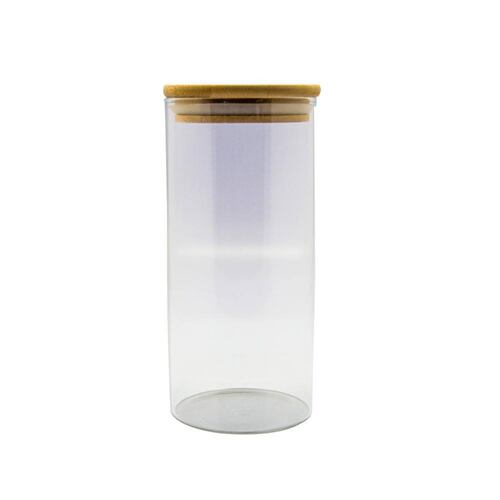 Recipiente de vidrio con tapa hermética 1 L 