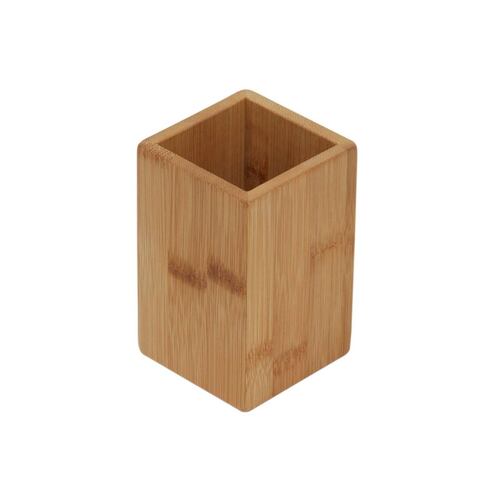 Vaso/Porta Cepillo De Dientes De Bambú 