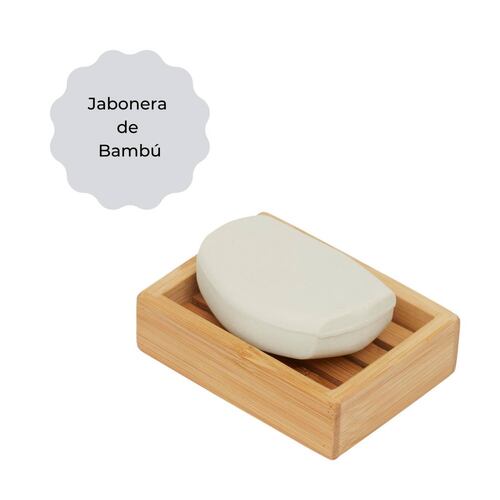 Jabonera De Bambú, Porta Jabón 