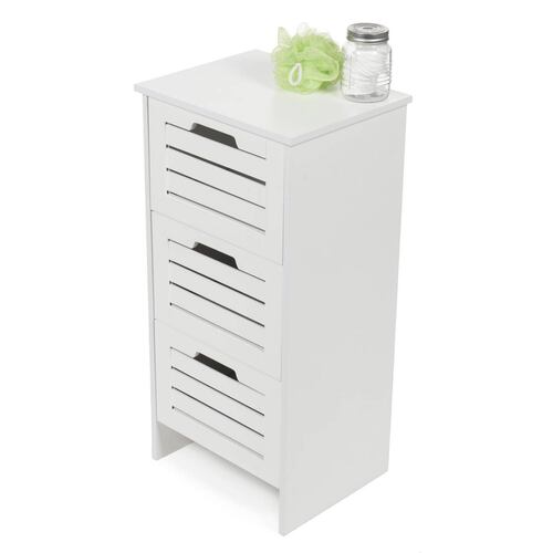 Cajonera, Cómoda Organizadora Color Blanco De Madera 