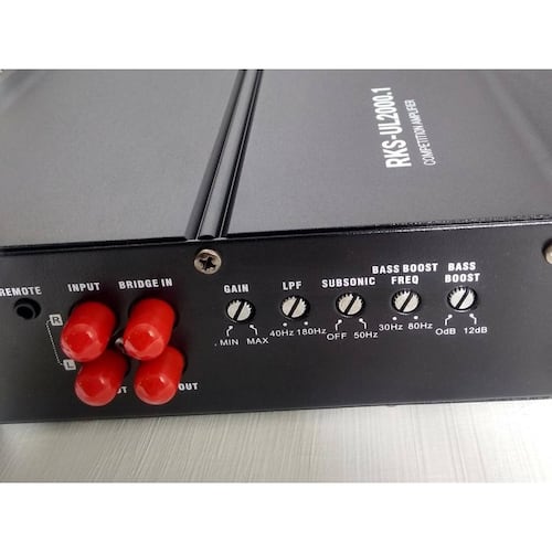 Amplificador Monoblock Rock Series RKS-UL2000.1 4000 Watts Clase D High SPL Open Show Ultimate Serie 