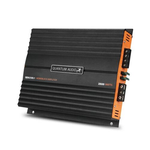 Amplificador Monoblock Quantum QEA2500.1 2500 Watts Clase D 1 Ohm QEA Series .