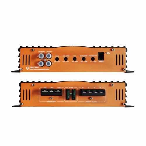 Amplificador Monoblock Quantum QEA2500.1 2500 Watts Clase D 1 Ohm QEA Series .