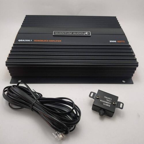 Amplificador Monoblock Quantum QEA2500.1 2500 Watts Clase D 1 Ohm QEA Series .