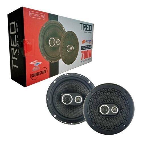 Bocinas Coaxiales Treo STUDIO65 700 Watts 6.5 Pulgadas 4 Ohms 3 Vías 