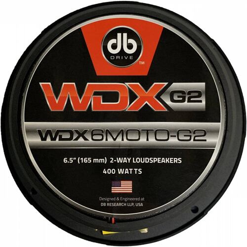 Bocinas Marinas DB Drive WDX6MOTO-G2 400 Watts 6.5 Pulg ... 
