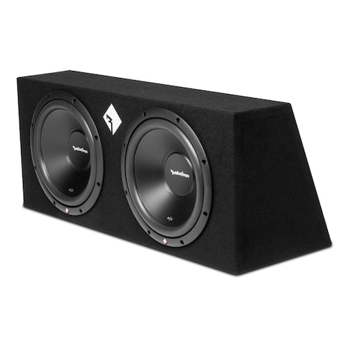 Cajón Sellado con Subwoofer Doble Rockford Fosgate R2-2X12 1000 Watts 12 Pulgadas 2 Ohms 500 Watts R 