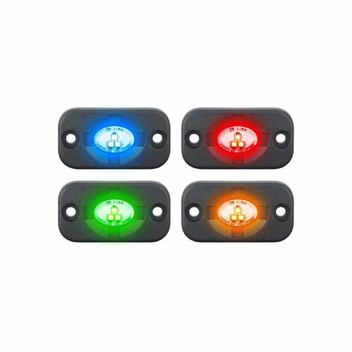 Kit de 4 Faros LED DB Link Lighting Solutions DBSMRGB-4 RGB LED 6 Watts 10-30 Volts 