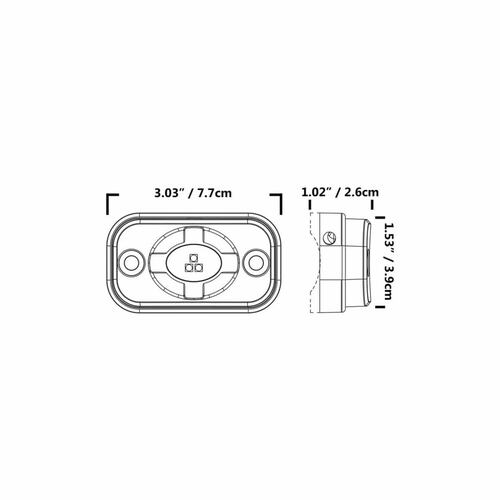 Kit de 4 Faros LED DB Link Lighting Solutions DBSMRGB-4 RGB LED 6 Watts 10-30 Volts 
