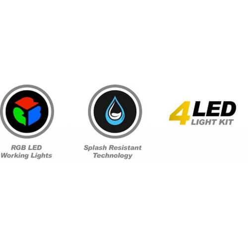 Kit de 4 Faros LED DB Link Lighting Solutions DBSMRGB-4 RGB LED 6 Watts 10-30 Volts 