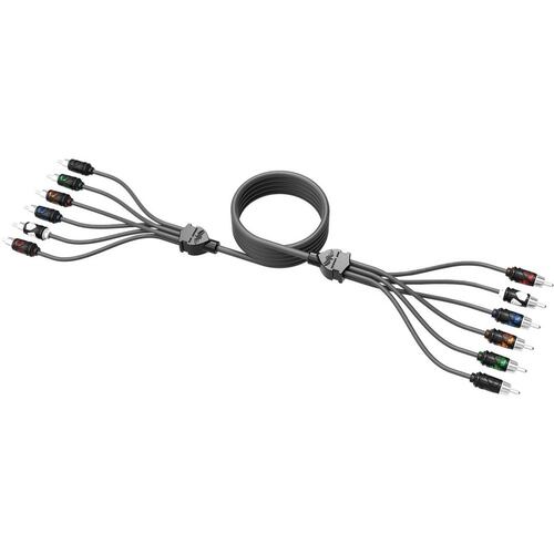 Cable RCA Marino Wet Sounds WWX-RCA-6CH 23FT 6 Canales de 23 pies 