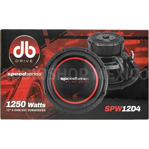 Subwoofer DB Drive SPW12D4 12 PLG 1250W Speed Series