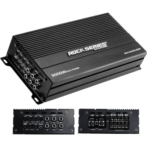 Mini Amplificador 5 Canales Rock Series RKS-R1000.5DM 3000 Watts Clase D 