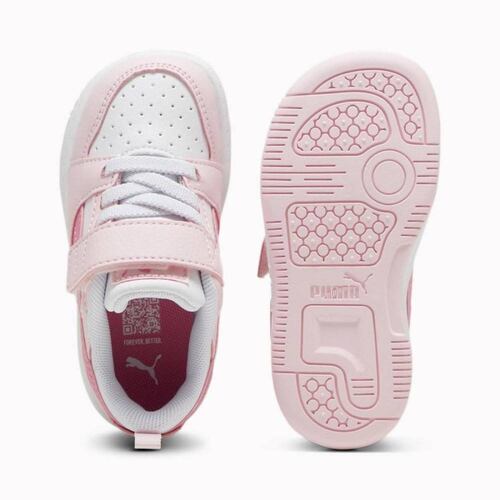 Tenis Puma Rebound V6 Lo AC + PS para Niñas 17 A 21.5 