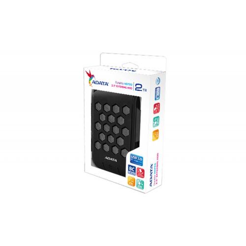 Disco Duro Externo ADATA HD720, 2TB, USB 3.0, 2.5", 5000 Mbit/s, Negro