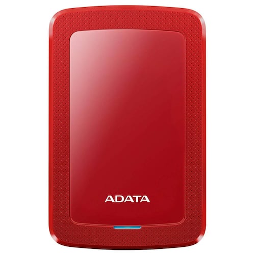 Disco Duro Externo Adata HV300 Slim, 2Tb, 2.5 Pulgadas, Usb 3.2 gen1, Color Rojo (AHV300-2TU31-CRD)