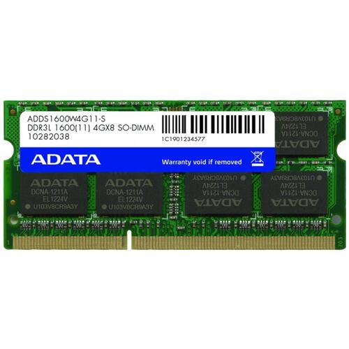 MEMORIA RAM SODIMM ADATA 4GB 1600MHZ DDR3L Low voltage