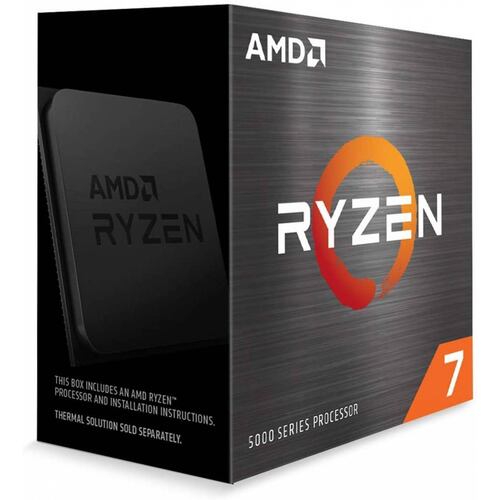 Procesador AMD Ryzen 7 5800X, Socket AMD4, 36MB, 8 Core, 4.7 Ghz Max Boost, 3.8 Ghz Base, 16 Hilos, Sin Disipador, (100-100000063WOF)