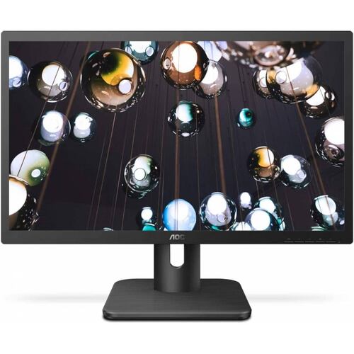 Monitor AOC 20E1H Essential-line 19.5 pulgadas diagonal, HD+, 1xVga, 1xHDMI, Plana, Color Negro, 50 - 76 Hz, 60 Hz, 5 ms, Resolucion 1600 x 900