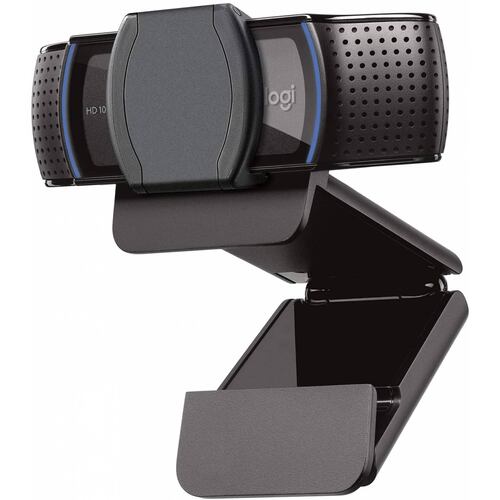 Camara Web Logitech C920s HD PRO Resolucion 1920 x1080, 1.2MP, Micrófono, USB 3.1, Negro