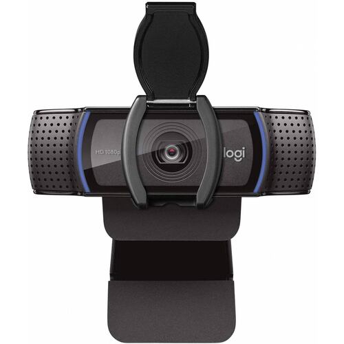Camara Web Logitech C920s HD PRO Resolucion 1920 x1080, 1.2MP, Micrófono, USB 3.1, Negro