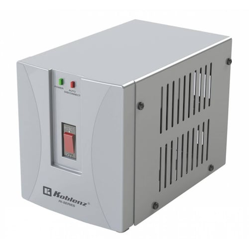 Regulador Koblenz Ri-2002, 2500 Va / 1500 W, 1 Contacto, Ideal Para Refrigeracion, Lavadora y Horno De Microondas (00-1596-00-6) Blanco