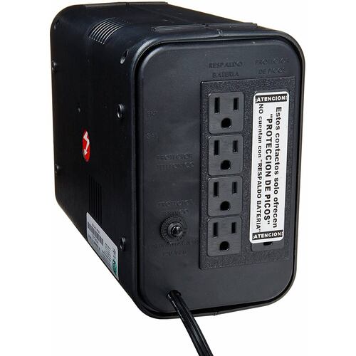 NO-BREAK COMPLET MT605, 600VA/300W 8 CONTACTOS 19MIN RESPALDO