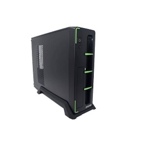 GABINETE SLIM ARUBA C/FUENTE 600W MINI-ATX BAHIAS SSD 2 5 HDD 3 5