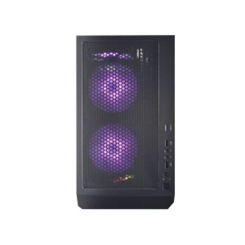 GABINETE GAMER FULL ATX ZION RGB CRISTAL TEMPLADO 2 VENTILADORES