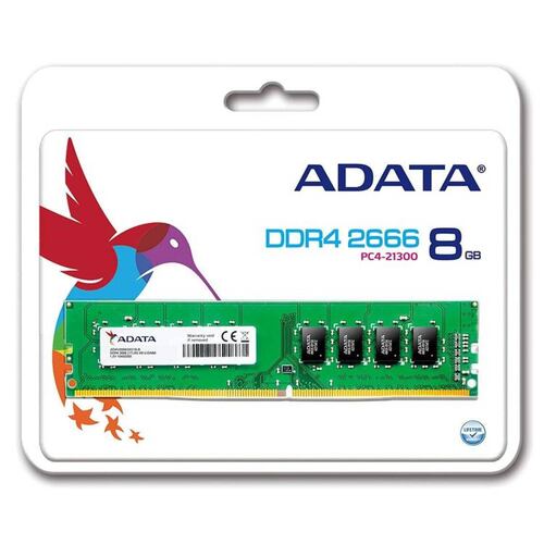 MEMORIA DDR4 ADATA 8GB 2666 MHz UDIMM (AD4U26668G19-SGN)