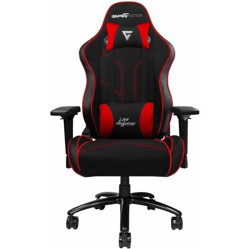 Silla Gamer Game Factor CGC600 Negro/Rojo